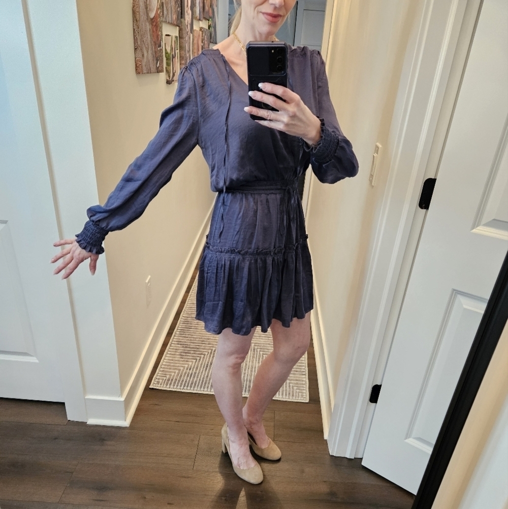 NWT Pinch Ruffle Dress - Size S - Picture 4 of 16